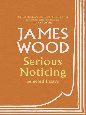 cover image of Serious Noticing